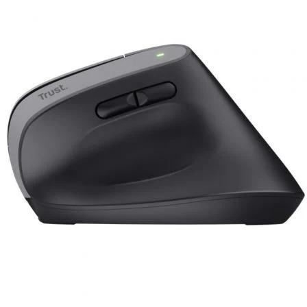 Trust Bayo+ Ratón Vertical Ergonómico Inalámbrico Negro